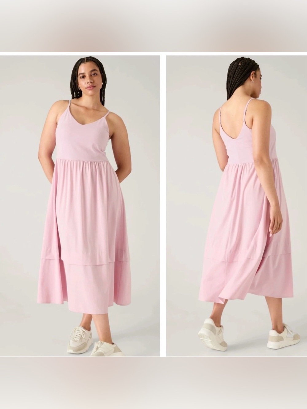 Athleta Elation V-Neck Hybrid Dress